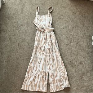 Billabong Zebra Jumpsuit, Size Medium